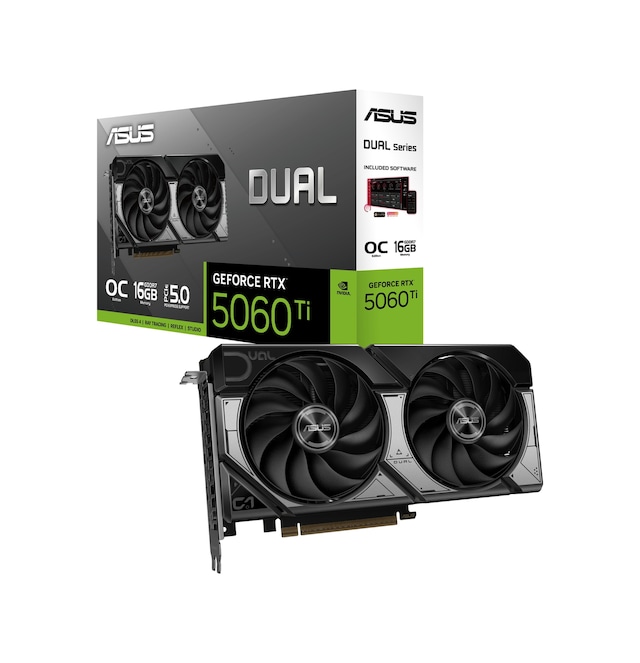Asus Dual Geforce Rtx 5060 Ti Oc 16gb Gddr7 128bit Hdmı/dp Ekran Kartı