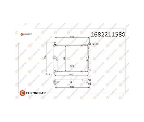 Erp Klima Rad.toyota Land Cruıser Prado 4.0 Benzinli Eurorepar 1682211580