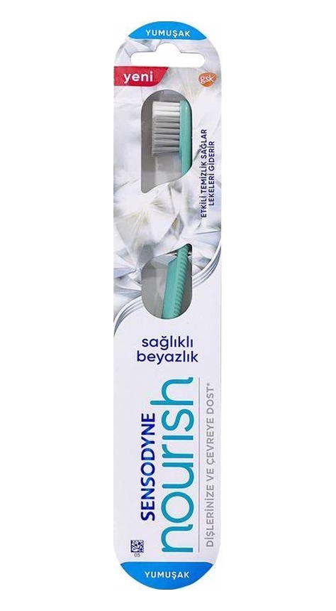 Sensodyne Nourish Temizlik Dİş Fırçası 05 Yumuşak Gri