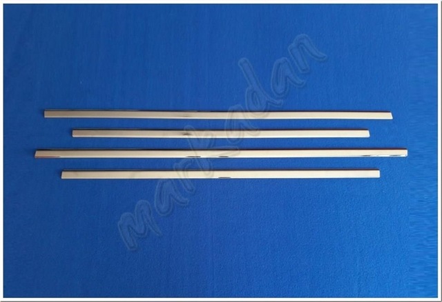 Mazda 3 Sedan Krom Cam Çıtası 2003-2009 4 Parça Paslanmaz Çelik