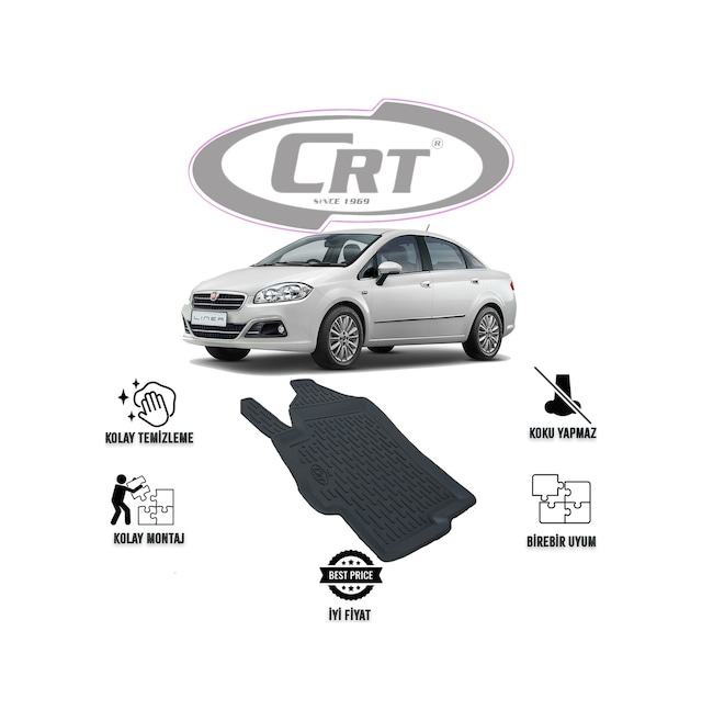Fiat Linea 2007 Ve Sonrası Tek Sol 3d Araca Özel Paspas