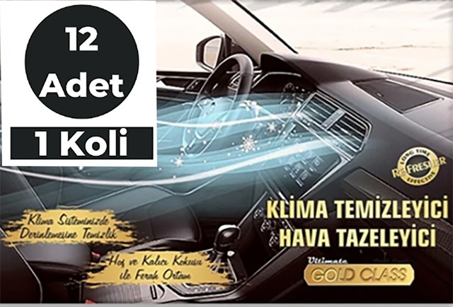 Klima Fresh Temizleyici Koku Bomba Klima Bombası 1 Koli 12 Adet