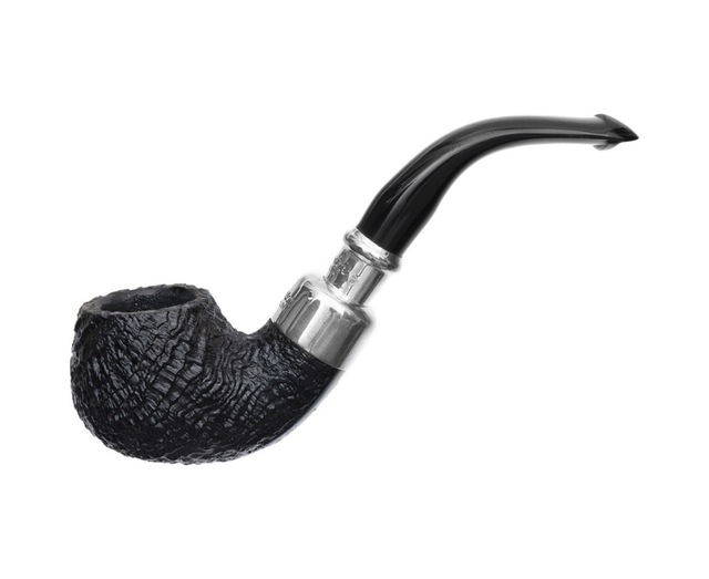 Peterson System Spigot Rusticated 307 9mm. Filtreli Vulcanite Saplı Pipo 206094