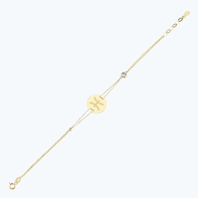 Altınbaş Altınbaş Burç Balık Bileklik Balık02-24754 Renkli
