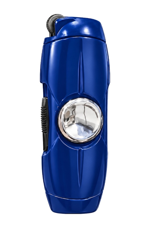 Hunter Tek Torch Pürmüz Lacivert Slim Metal Puro Çakmağı & Stres Çarkı Ack081