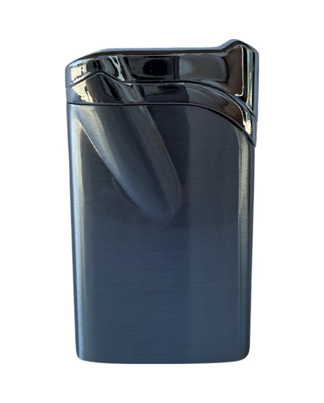 Premiumquality Tek Torch Pürmüz Gümüş Metal Puro Çakmağı - Tr8637