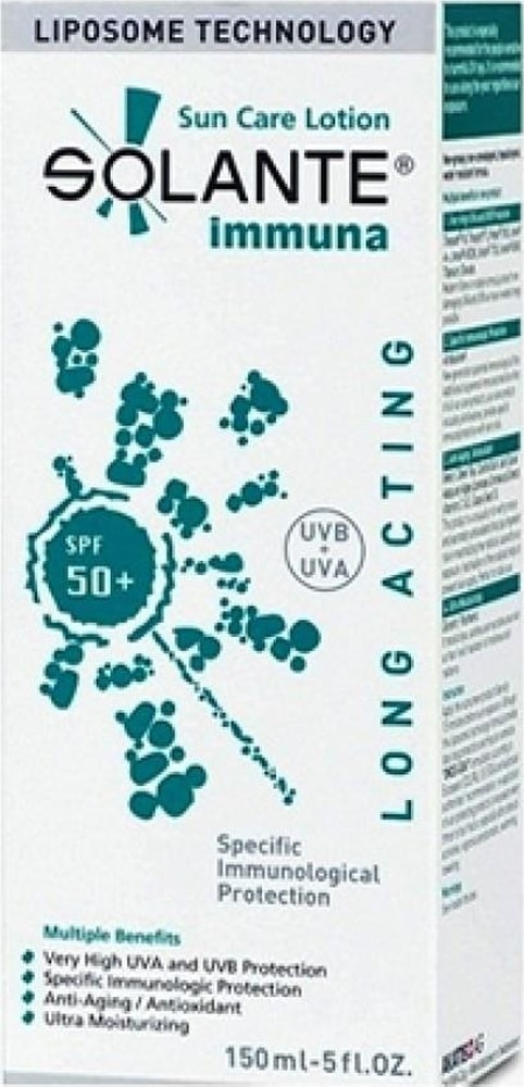 Solante Immuna Güneş Losyonu SPF50+ 150 ML