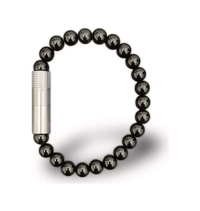Les Fines Lames Punch Bileklik Steel Oniks 8 MM - L