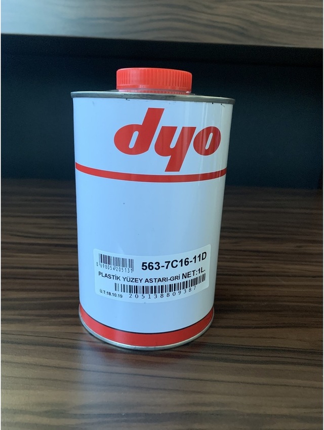 Dyo Plastik Astar Gri 563-7C16