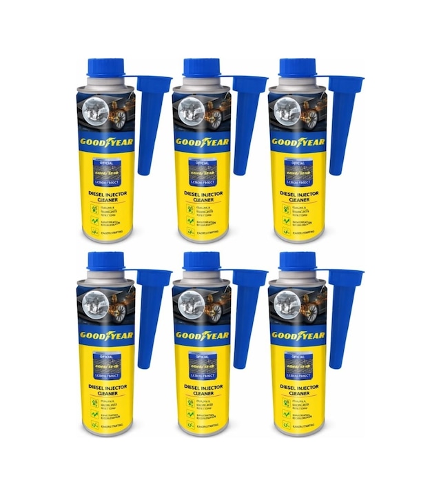 Enjektör Temizleyici Dizel 6 Lı Set Yakıt Sistem Temizleyici 300 Ml