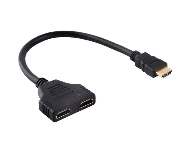 Hdmı Çoklayıcı 1 Giriş 2 Çıkış Splitter 1080p Full Hd Görüntü Dağıtıcı Adaptör Tv Monitör Projeksiyon İçin Çoğaltıcı Hdmı Splitter Aynı Görüntü Aktarımı Zr158