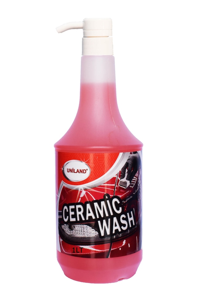 Uniland Ceramic Wash Seramik Şampuanı 1 Lt Uygulama Süngeri