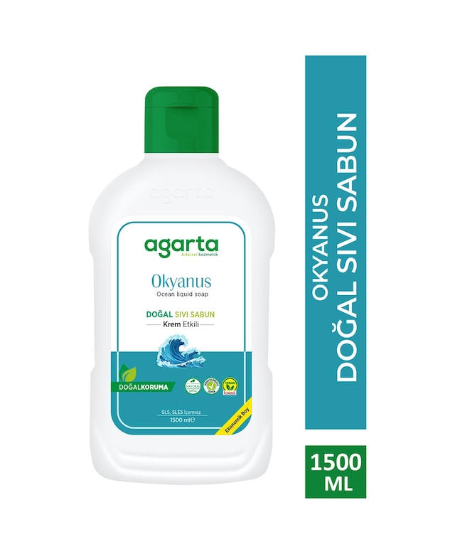 Agarta Doğal Okyanus Sıvı Sabun 1500 ML