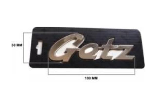 Hyundai Getz Arka Bagaj Yazısı Kromaj 7174