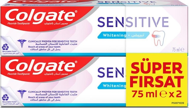 Colgate Sensetive Whitening Diş Macunu 2 x 75 ML