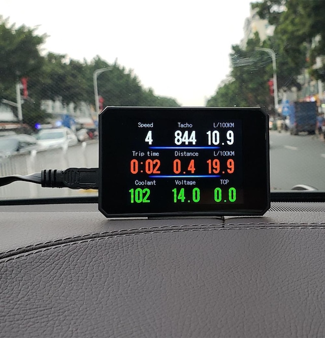 Gplus P16 HUD OBD 48 Fonksiyonlu Araç Veri Ekranı Head Up Display