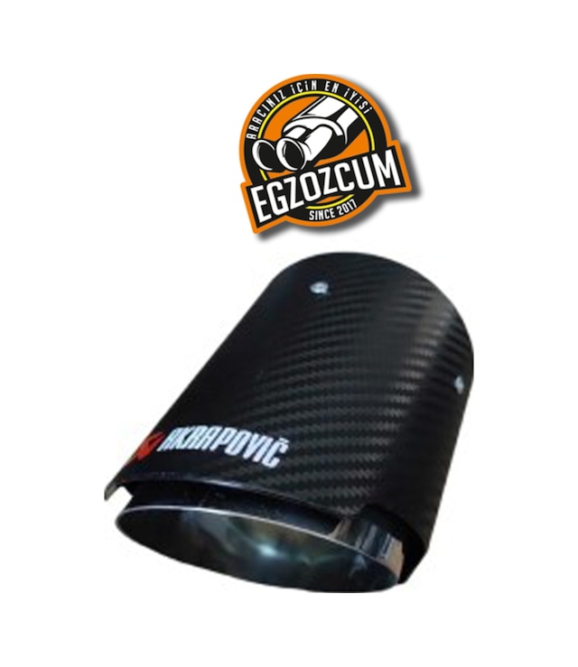 100 Mm Tekli Içi Krom Tek Çıkış Egzoz Ucu Akrapoviç Eksoz