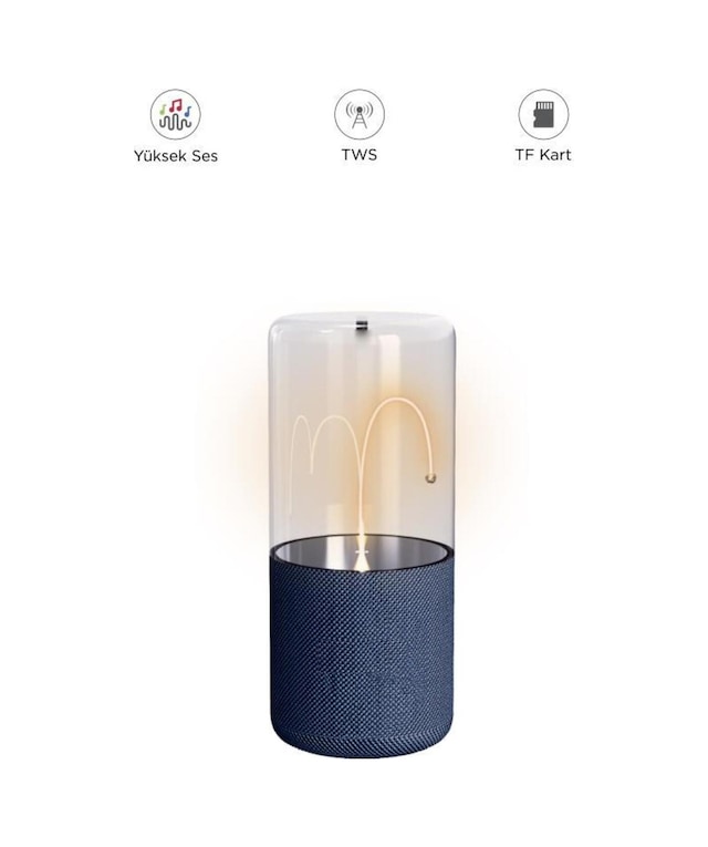 D40 Tws Manyetik Bükülebilir Işık 5.3 Bluetooth Hoparlör Speaker