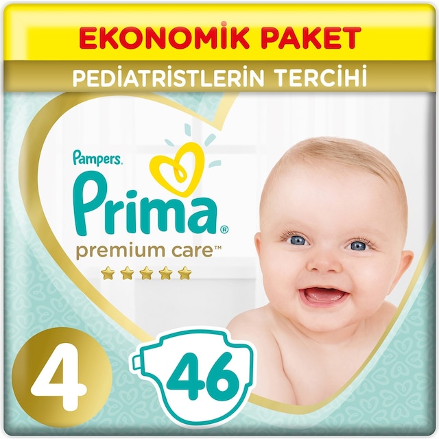Prima Premium Care Bebek Bezi Ekonomik Paket 46 Adet