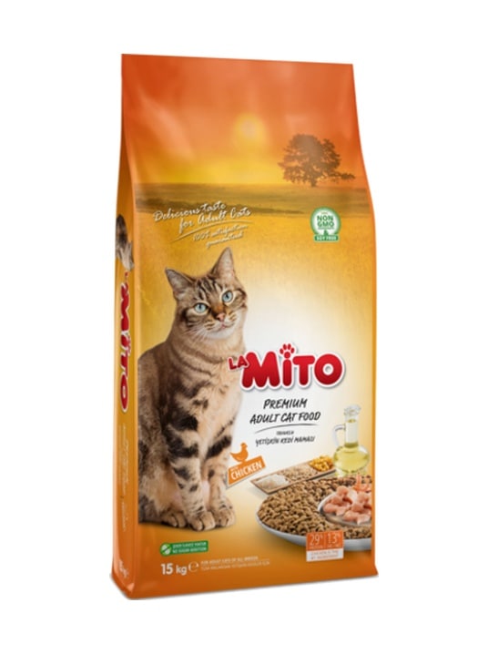 Mito Tavuklu Yetişkin Kedi Maması 15 KG