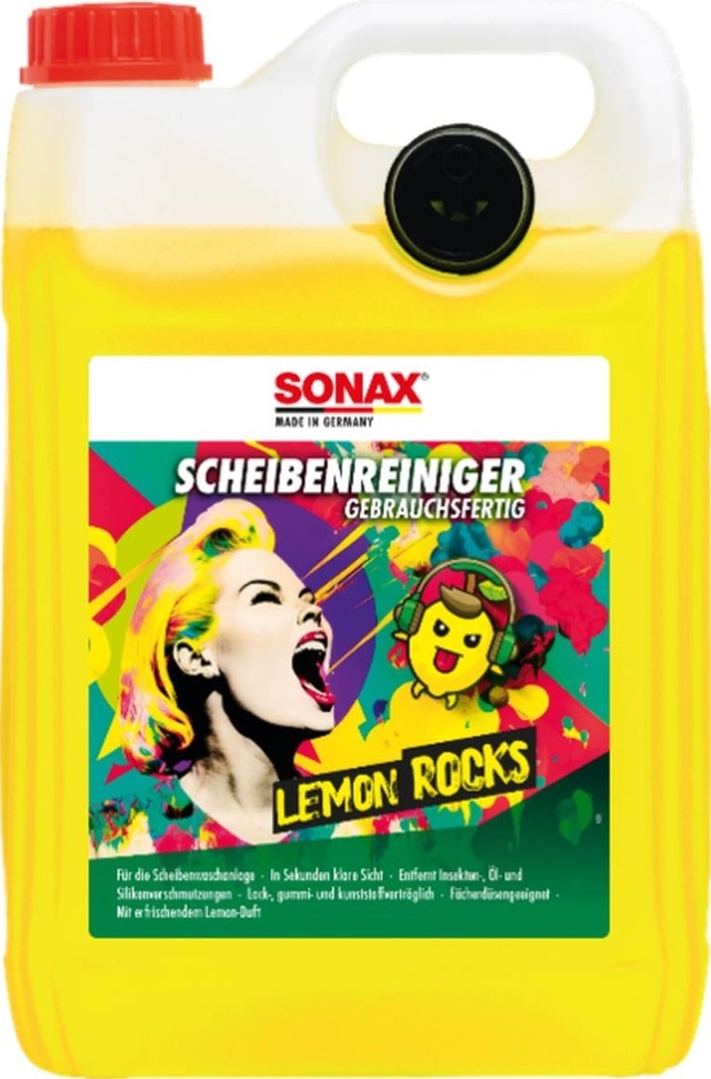 Sonax Kullanıma Hazır Cam Suyu Limon 5 L