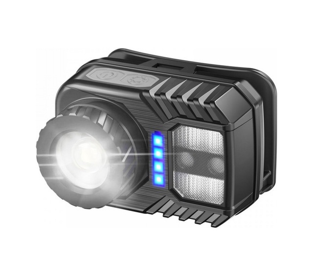 Ps-571 Sensörlü Xpg Cob Led Usb Şarj Edilebilir Lityum Pilli Zoomlu Kafa Feneri