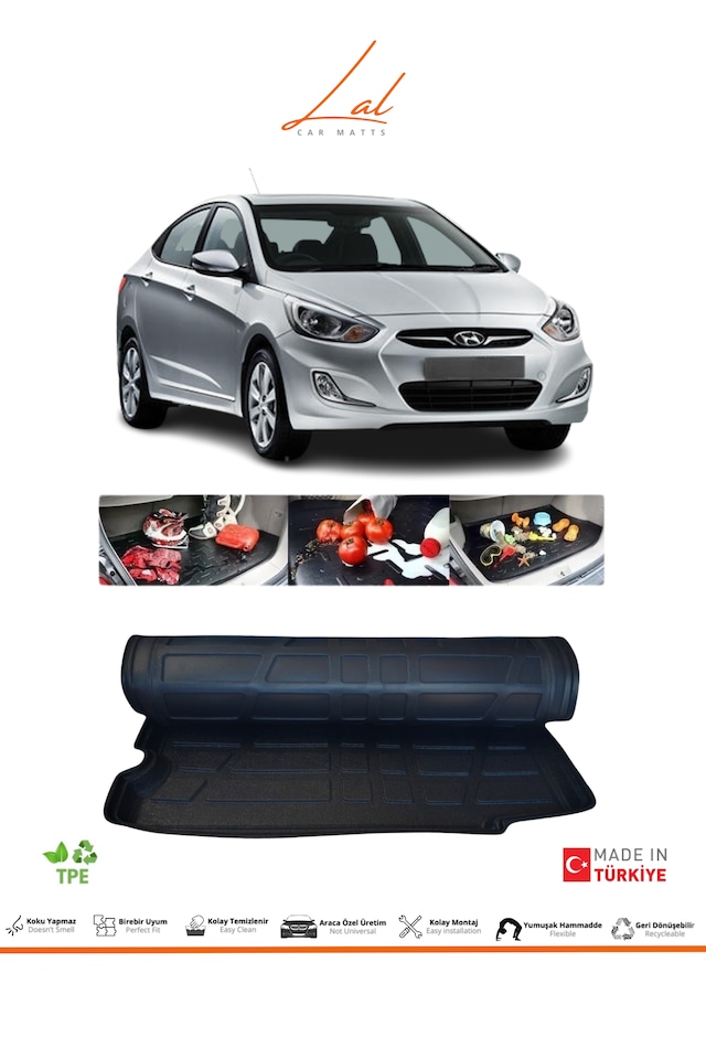 Hyundai Accent Blue 2011+ 3d Bagaj Havuzu