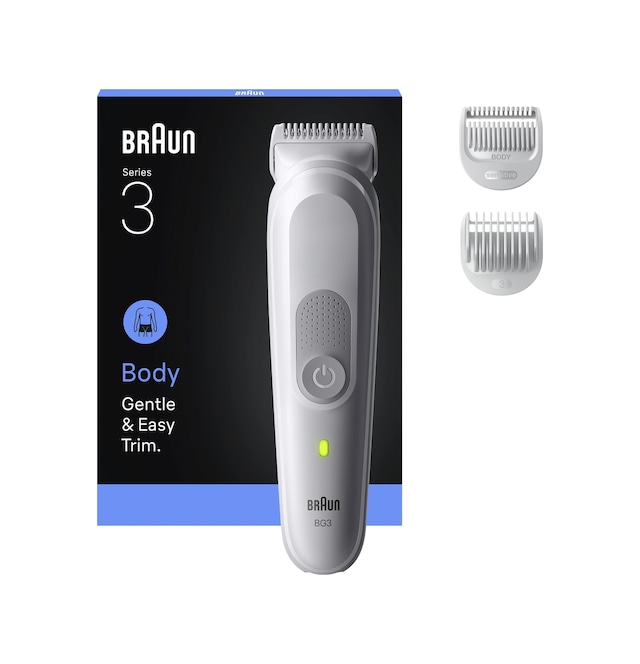 Braun Vücut Tıraş Makinesi Series 3, +3 Aksesuar, Su Geçirmez, Bg3530 8 Saat