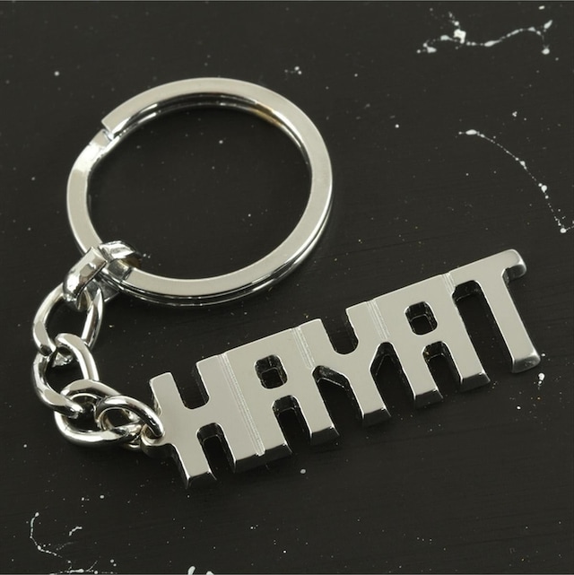 Hayat - 390 - - Spt-gld - İsimli Anahtarlık Çok Renkli
