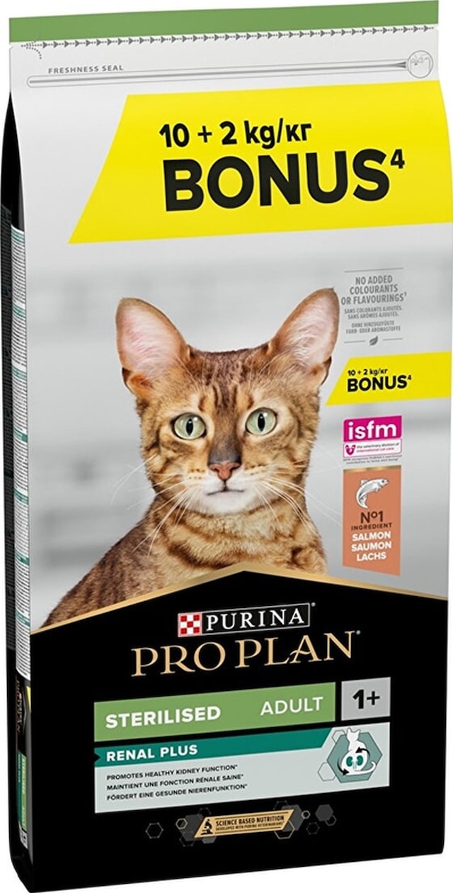 Pro Plan Sterilised Somonlu Kısırlaştırılmış Yetişkin Kedi Maması 10 + 2 KG