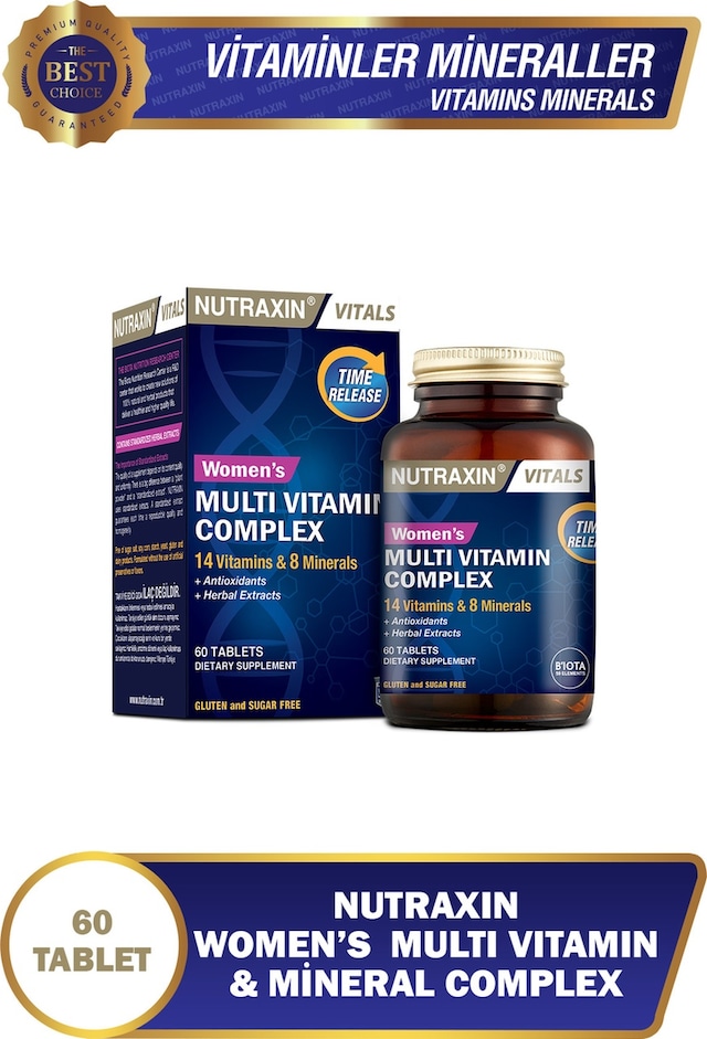Nutraxin Multivitamin Complex Women's 60 Tablet