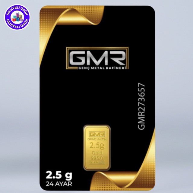 Gmr E-gümüş 2.5 Gr 24 Ayar Külçe Altın