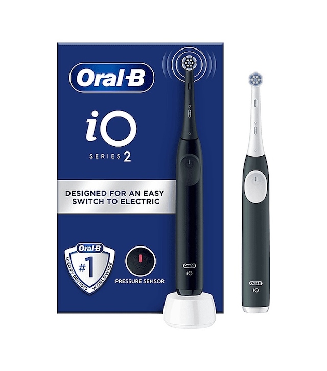 Oral B İo 2 Serisi Şarjlı Diş Fırçası 2'li Avantaj Paketi Siyah/yeşil