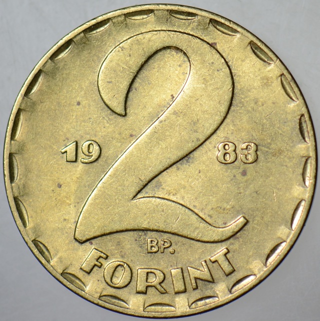 Macaristan 2 Forint 1983 Çilaltı -