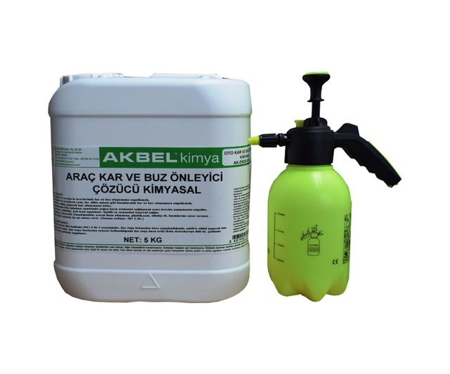 Akbel Araç Buz Çözücü Kimyasal 5 Kg+uyg.aparatı