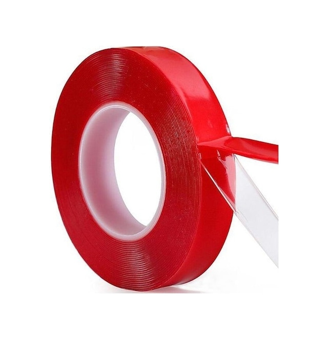 Silikonlu Çift Taraflı Montaj Bandı 18 Mm X 5 Mt
