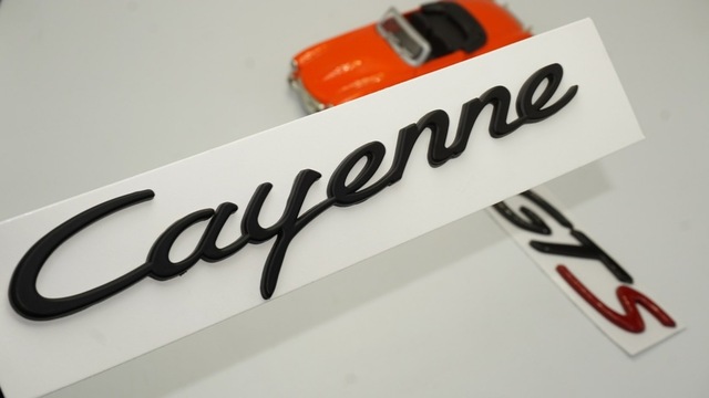 Porsche Cayenne Gts Bagaj 3M 3D Abs Yazı Logo Amblem Seti (549178716)