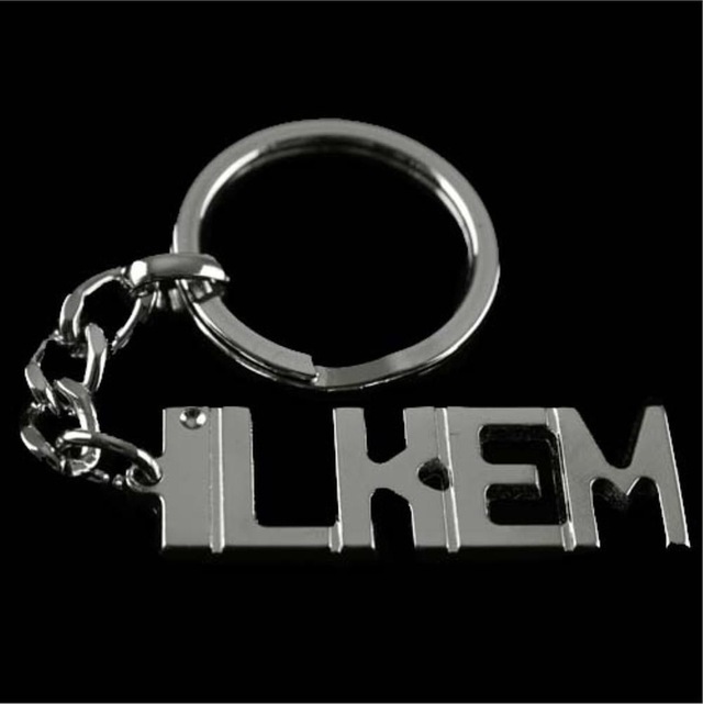 İlkem - 450 - - Spt-gld - İsimli Anahtarlık Çok Renkli