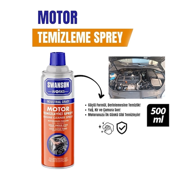 24 Adet Motor Temizleme Sprey 500 Ml 5671 Hemengoxgoitl