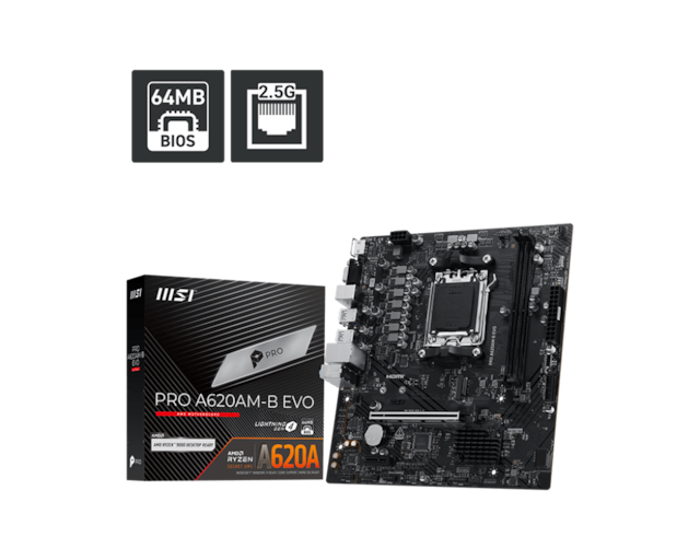 MSI Msı Pro A620am-b Evo