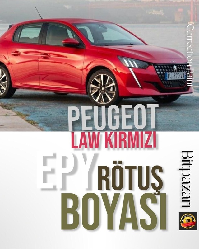 Peugeot Law Kırmızı Epy - Çizik Fırçalı Rötuş Boyası 20 Ml