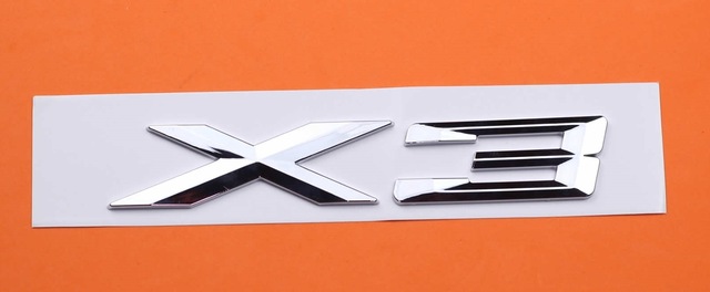 Bmw X3 Krom Bagaj Yazı Logo 175Mm