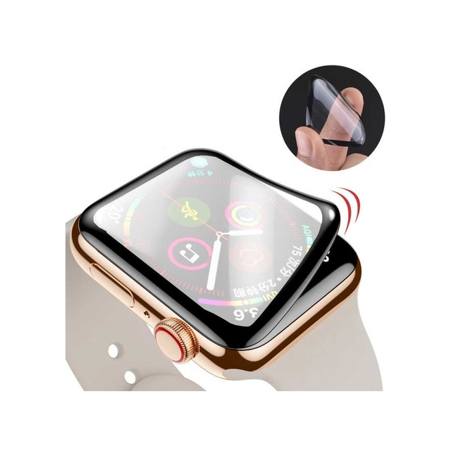 Watch 38mm Ogaa Mat Eko Pmma Pet Saat Ekran Koruyucu - Siyah Diğer