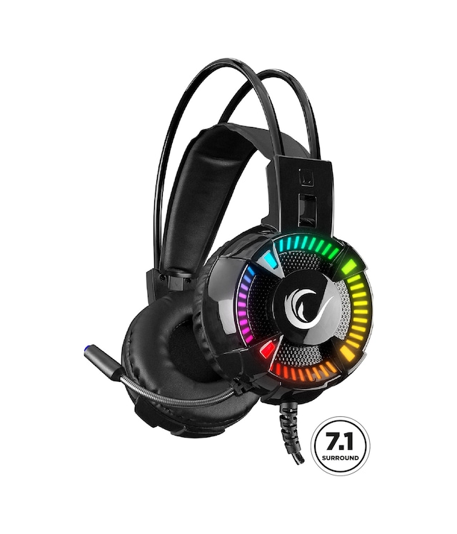 Rampage Styles USB 7.1 Version RGB Oyuncu Mikrofonlu Kulaklık