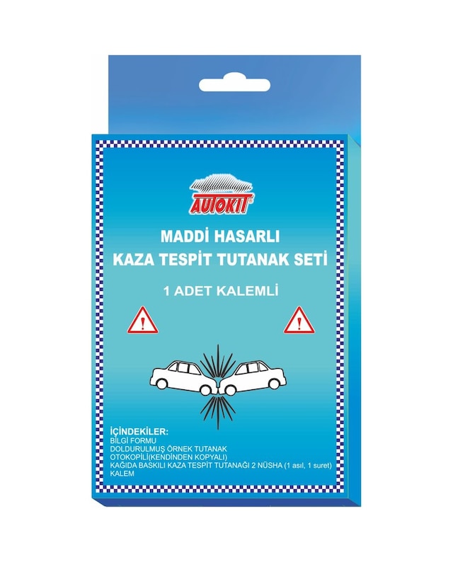 Autokİt Kaza Tespit Tutanak Seti Kalemli
