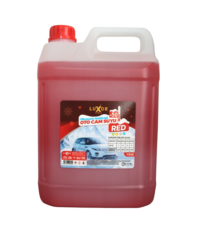 Luxor Kimya 4 Mevsim -50 Antifirizli Oto Cam Suyu 5 L