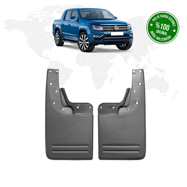 Volkswagen Amarok 2011 2020 Model Arka 2 Li Paçalık Çamurluk