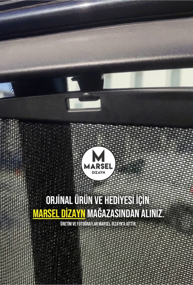Renault Latitude / Megane 3 Arka Perde Klipsi - Siyah - 2 Adet