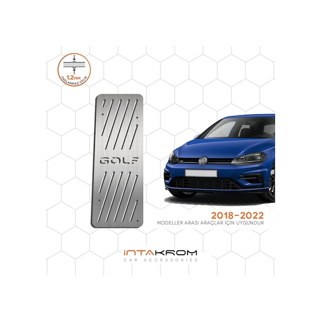 Volkswagen Golf 7.5 Krom Ayak Dinlendirme Pedalı - 2018 - 2022