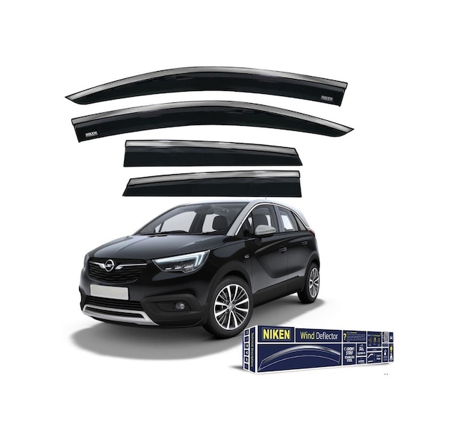 Opel Crossland X Krom Çıtalı Cam Rüzgarlığı 2018-